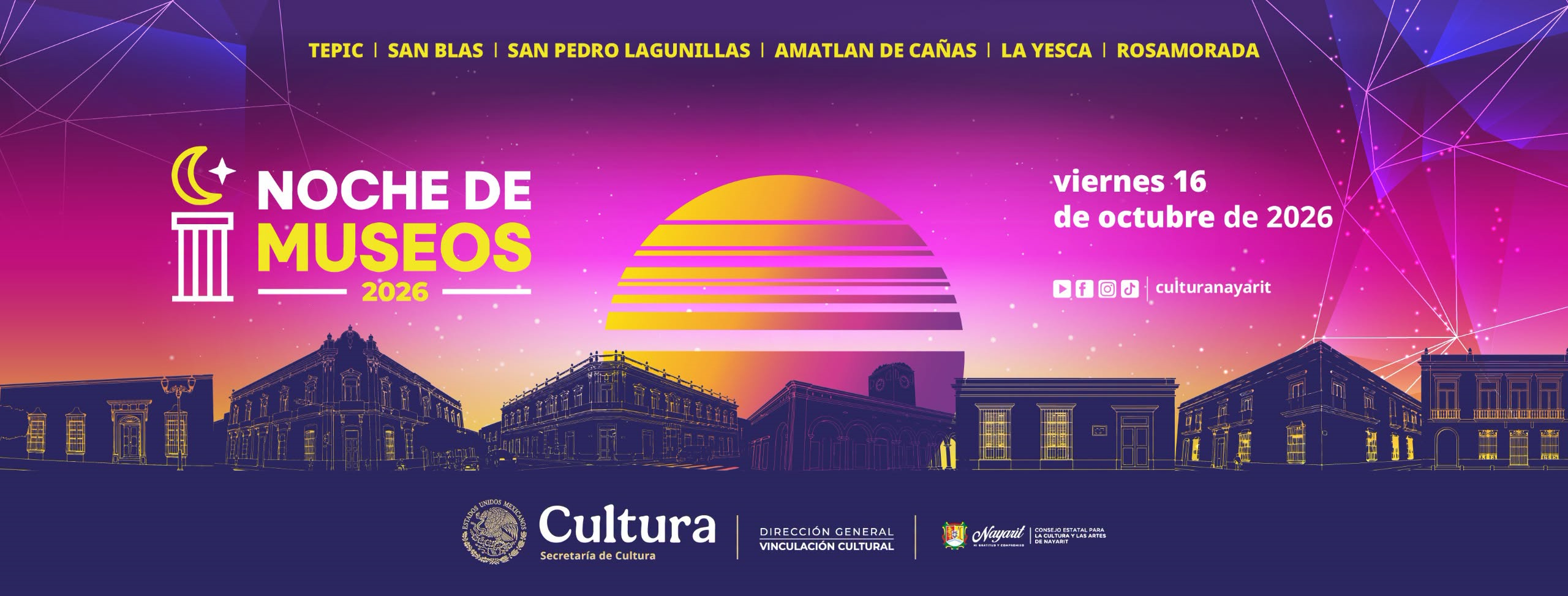 Noche de Museos 2026. Viernes 16 de octubre de 2026